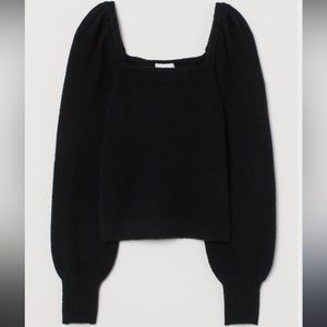 HM puff sleeve sweater